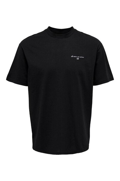 Only & Sons 22025299 Ανδρικό μπλουζάκι μαύρο