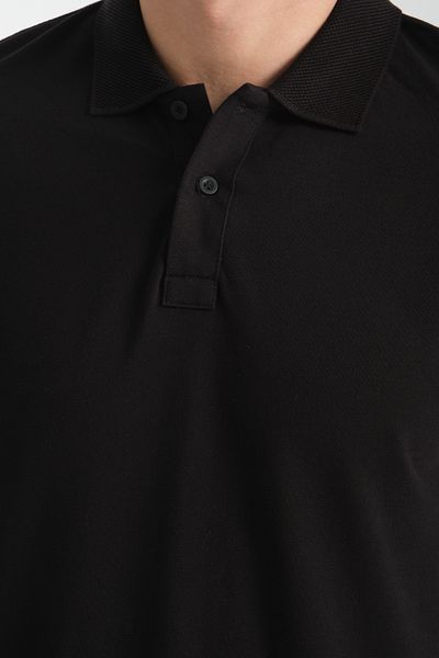 Frappoli Μπλουζάκι Polo Neck Comfort Fit 100% βαμβακερό πικέ
