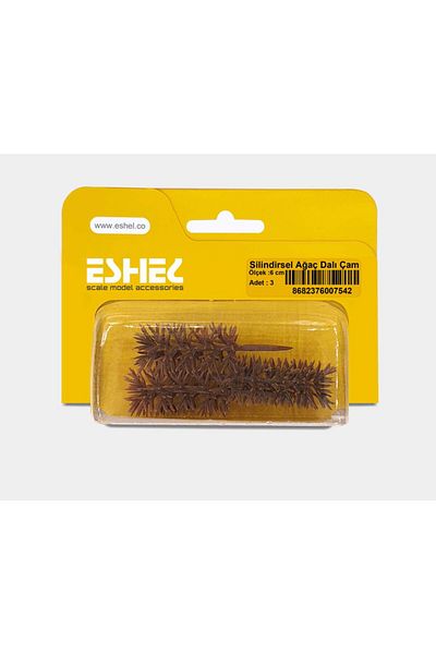 Eshel Cylindered Tree Branch Pine--6 Cm--3 Pieces