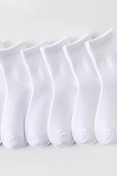 Fakülte Store 6 Pairs White Socket Socks Sport Socks Clean Socks