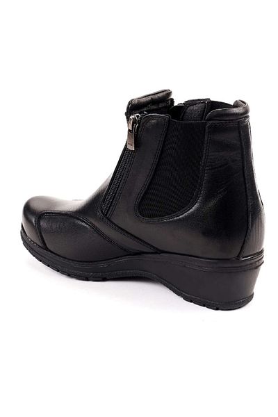 Forelli DUDE 25652 - Ghete de damă confortabile din piele naturală neagră