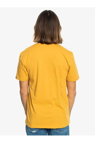 Quiksilver Ανδρικό μαύρο μπλουζάκι Comp Logo Ss EQYZT07658