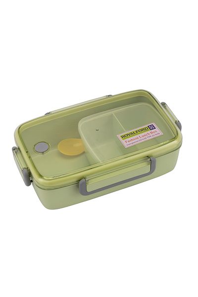 ROYALFORD 950ML Lunch Box with Cutlery- Plasticware- RF11125