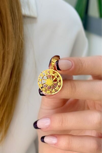 SEYHAN KUYUMCULUK 22 Ayar Altın Güneş Kolye Ucu