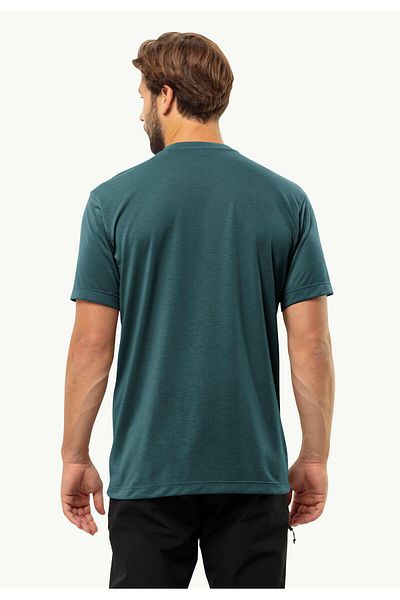 Jack Wolfskin T-shirt Vonnan S/s T M Yeşil Erkek Kısa Kol