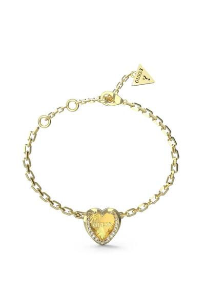 Guess JGUJUBB04607JWYGS سوار نسائي على شكل قلب