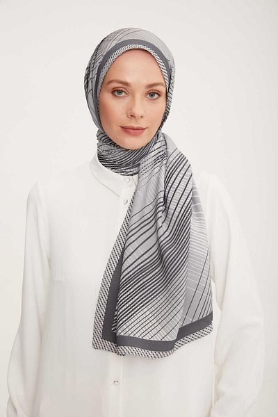 Armine Trend Gray Modal Shawl 5336-05