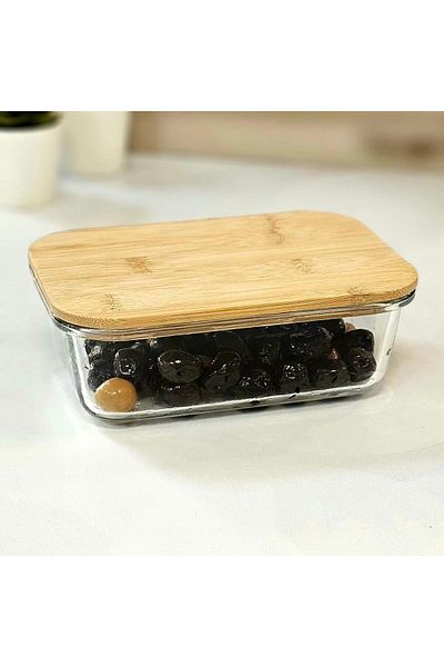 Perotti Locky Bamboo 750ml Storage Container