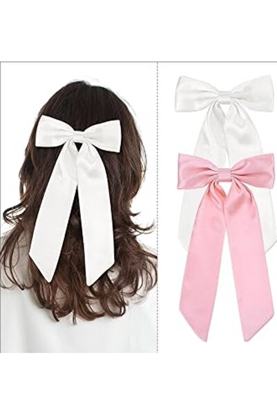 LO ADORO Panglică din satin pentru femei, 2 bucăți, cu cataramă și accesorii pentru mireasă