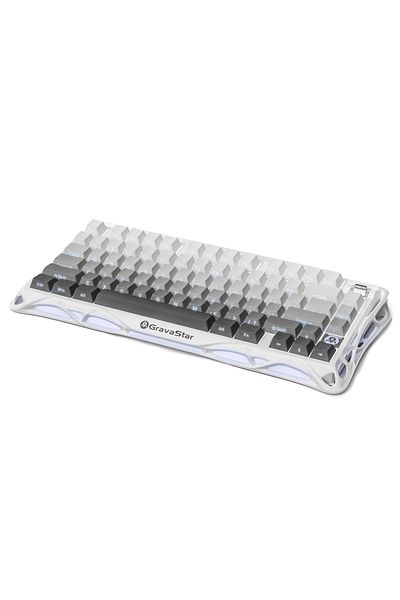 Gravastar GravaStar K1 Gradient White:75% Hot-Swap,Custom Switches,RGB,Wireless/Wired, 8000mAh,Multi-Platform
