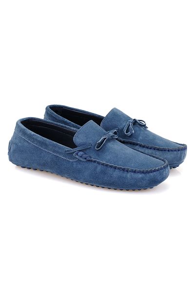 Desa Loafer din piele de piele intoarsa pentru barbati Ancil Blue
