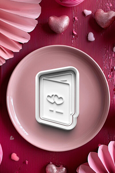 Deep Sweet قلب الحب عاشق كتاب الكوكيز قالب القاطع العجين المشكل