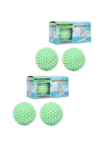ByCaretta Green 4 Pieces of Clothes Drying Balls