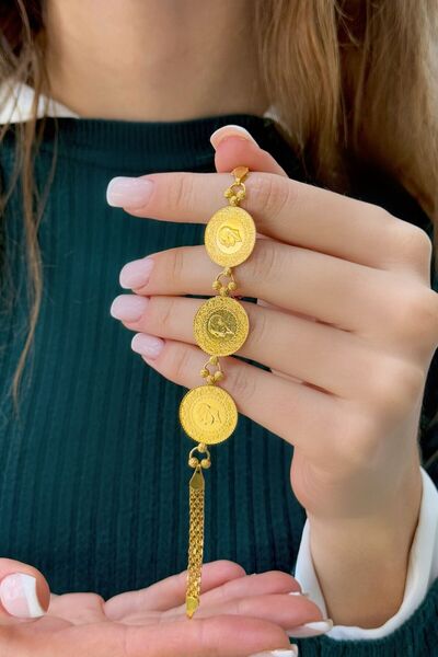 SEYHAN KUYUMCULUK 22 Ayar Üç Çeyrek Altınlı Bileklik