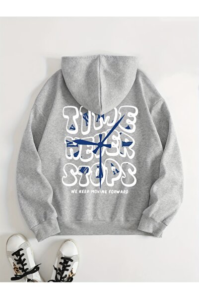 Lider Leather Hanorac imprimat cu glugă - amestec de bumbac și poliester, des...