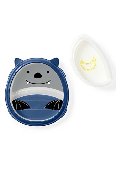 Skip Hop Zoo Kaydırmaz Bölmeli Alıştırma Seti Yarasa 2 Parça Set