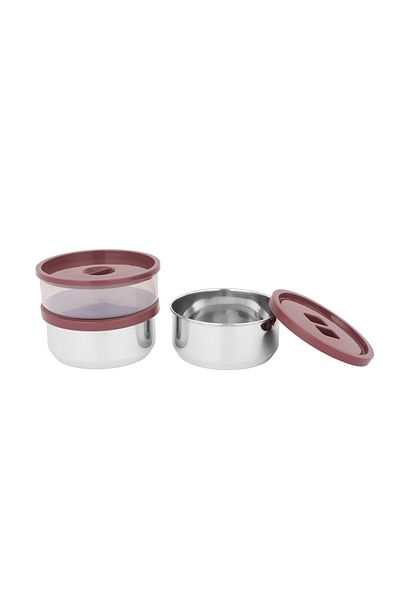 ROYALFORD 800 ML Wonder Meal Lunch Box With 3 Containers- RF11694