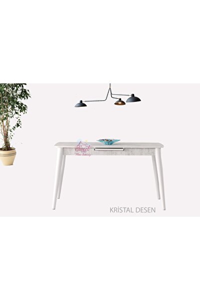 Sweet Home Masa Sandalye Ortadan Açılabilir Mdf  Yemek Masası, Mutfak Masası ...