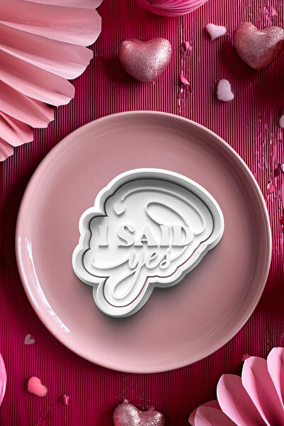 Deep Sweet قلت نعم الحب قالب الكوكيز القاطع العجين المشكل