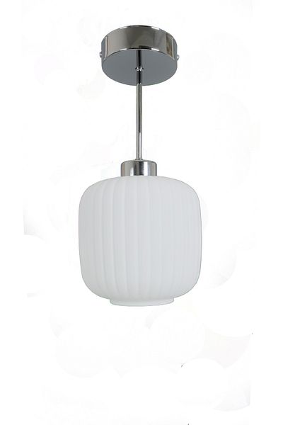 Fer Avize İrem Single Chandelier Decorative Glass Corridor Cafe Hall Entrance Living Room Dressing Room