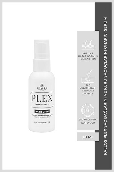 Kallos Cosmetics Kallos Plex Hair Ties and Dry Hair Tips Repair Serum 50ml