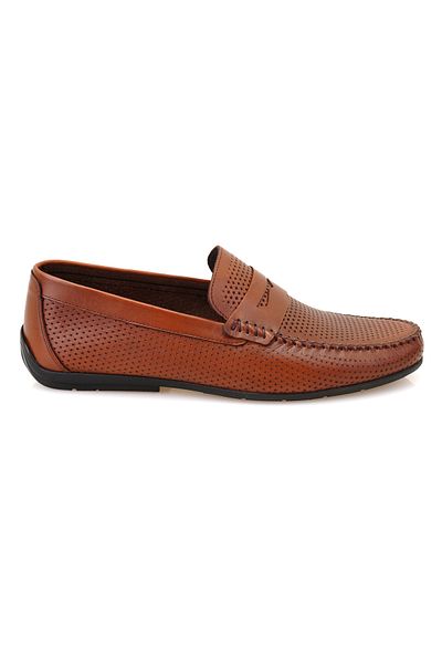 Desa Ανδρικό δερμάτινο loafer Chaney Taba