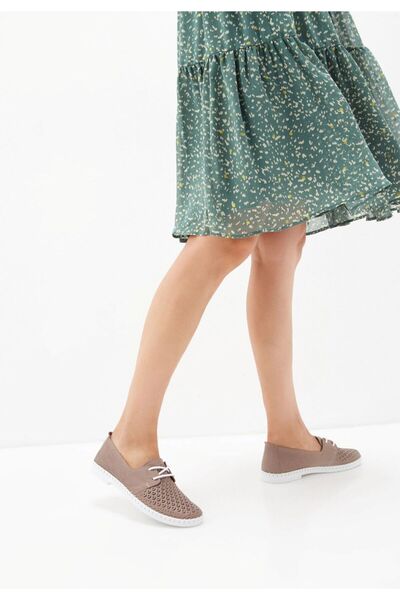 PİERRO SHOES Genuine Leather Women's Casual Shoes