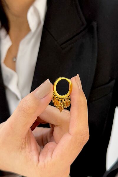 SEYHAN KUYUMCULUK 22 Ayar Altın Sallantılı Halka Küpe