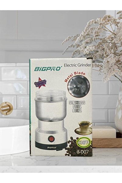 abnturk 4 Bıçaklı Mini Elektrikli Kahve Öğütücü Kahve Çekirdeği Baharat Biber...