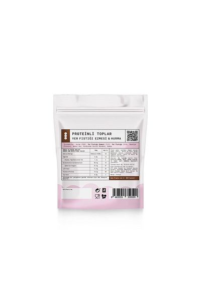 FROPİE Protein Fruit Balls - Coconut Coated & Peanut Butter X 12