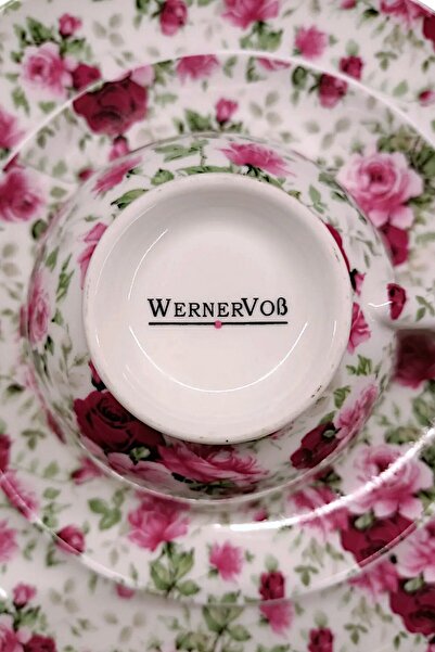 EXEDRA VİNTAGE ANTİKA WERNERVOB DAMGALI PORSELEN TRİO TAKIMI