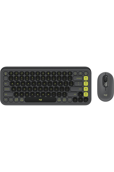 logitech Pop Icon Bluetooth Klavye & Mouse Seti Grafit (Türkçe Tuş Dizimi) 920-013075