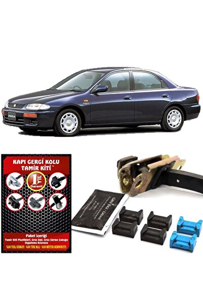 BARRER Mazda Familia Uyumlu Kapı Gergi Kolu Limitör Tamir Kiti 2 Kapı Set 199...
