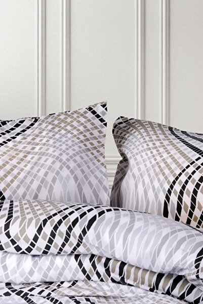 Cortibo Junior Gray 100% Cotton Single Duvet Cover Set