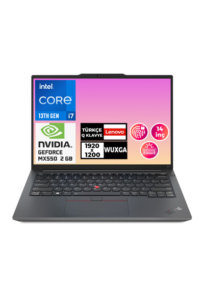 LENOVO ThinkPad E14 G5 i7-1355U 16GB 512GB SSD 2 GB MX550 14" Wuxga Fdos Lapt...