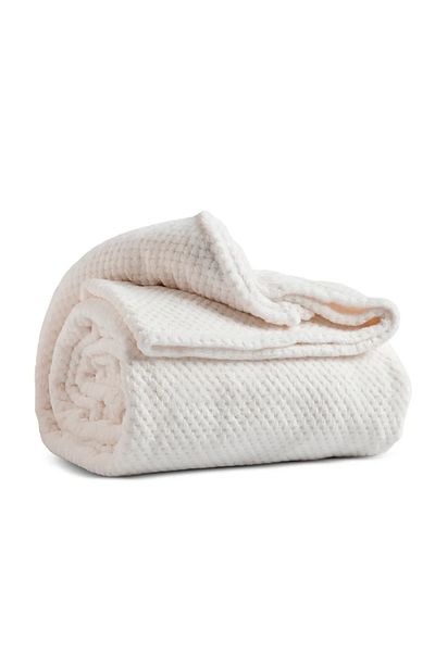 Karaca Home Pearl Baby Fleece Wellsoft, pătură TV, albă