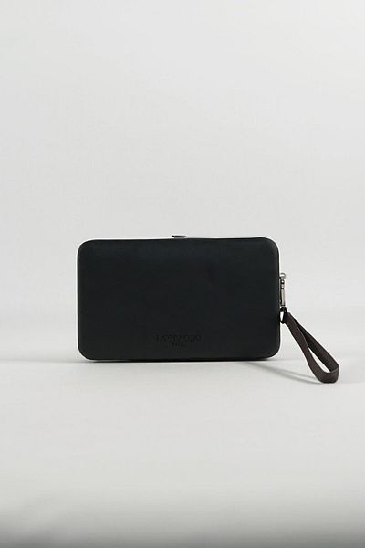 La La'Graccio Paris Luxe Tabaka - Portofel portofoliu negru pentru femei La'graccio Paris