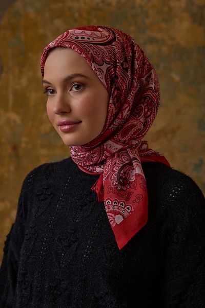 Şalland Ethnic Pattern Scarf
