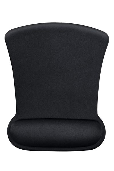 BLACK DEER لوحة ماوس Ergocomfort مريحة غير قابلة للانزلاق مع دعم للمعصم، تصميم واقي للمعصم