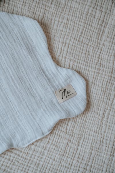 Mia 2 Layer Muslin White Sleeping Companion - Home & Baby