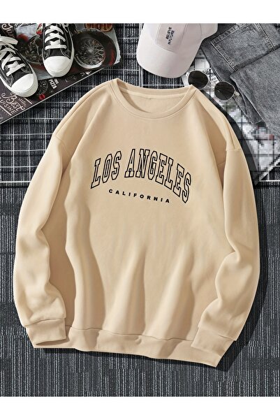 MODAVİBE Φούτερ από ύφασμα με μείγμα βαμβακιού και πολυεστέρα, με 2 κλωστές κ...