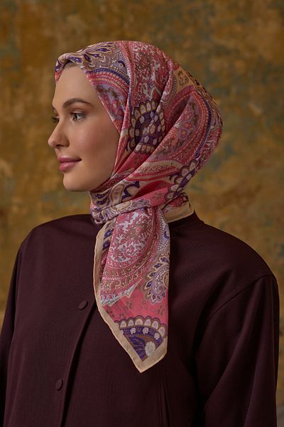 Şalland Shalland Ethnic Pattern Scarf