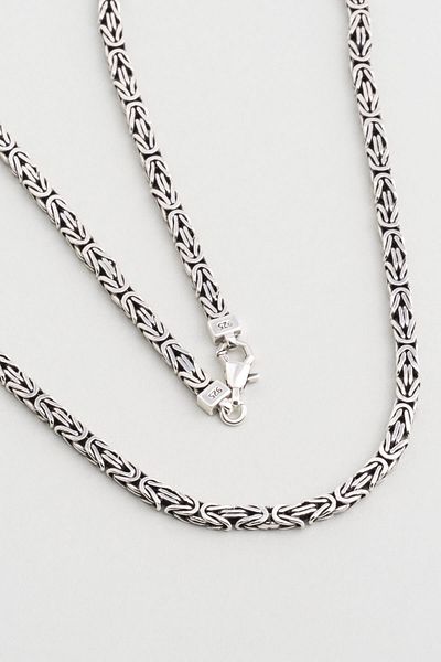 So CHIC... Classic 60 cm Silver King Chain Necklace