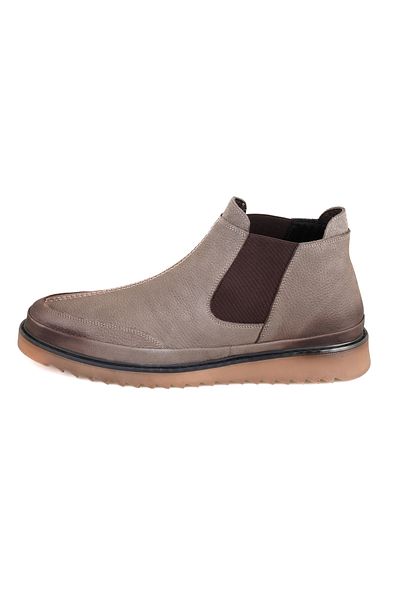 Desa Ανδρικές ελαστικές δερμάτινες μπότες Nubuck Hope Brown