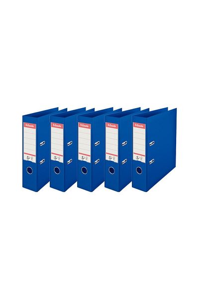 Esselte Folder lat din plastic (9940) Albastru Pachet de 5