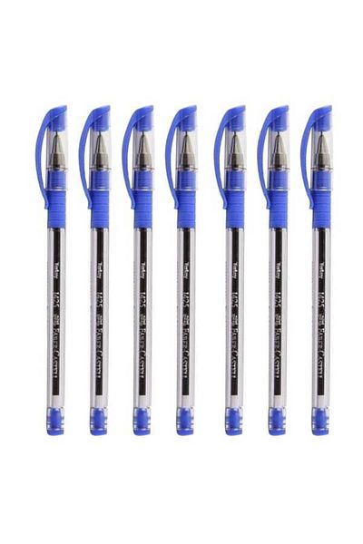 Faber Castell 1425 قلم حبر جاف ذو رأس إبرة زرقاء 7 قطع