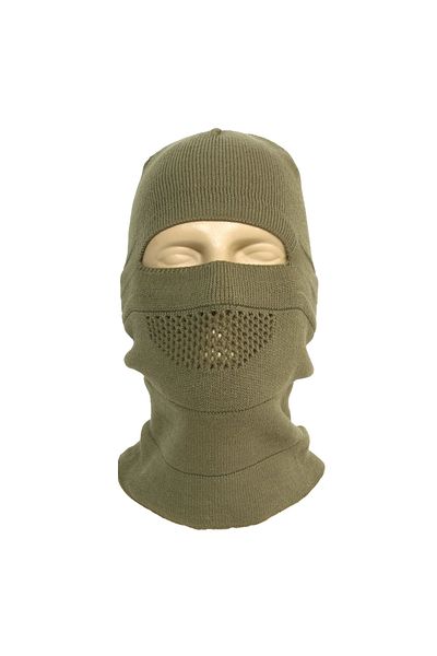 Wolftrap Tactical Khaki Snow Mask, Knitted Snow Mask, Military Snow Mask