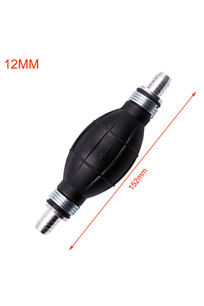 Choice خط مضخة الوقود اليدوية 12 مم من المطاط والألومنيوم، لمبة تمهيدية يدوية لنقل زيت الديزل والبنزين للسيارة والقارب