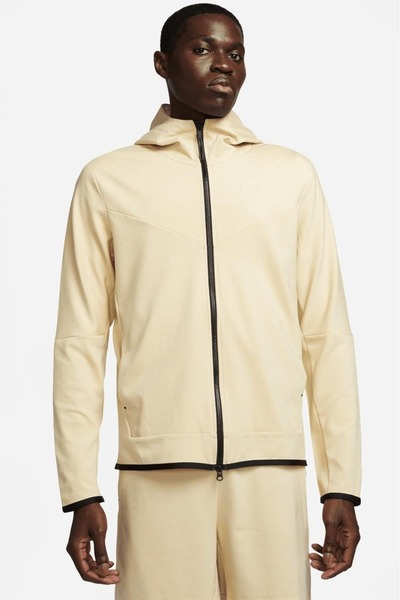 Nike Sportswear Tech Fleece Lightweight Full-Zip Erkek Krem Eşofman Üstü