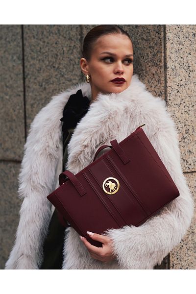 U.S. Polo Assn. Geantă de umăr pentru femei roșu Claret-Roșu Claret - Us8029 Online Exclusive